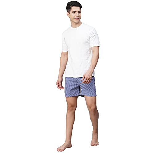Image of Urban Scottish Ultra-Comfortable Men's Boxer Pants (Pack of 3) - 100% Cotton Material with A Stylish Print - Soft and Stretchy Elastic Waist Band - Dynamic Movement and Hardwearing Stitching