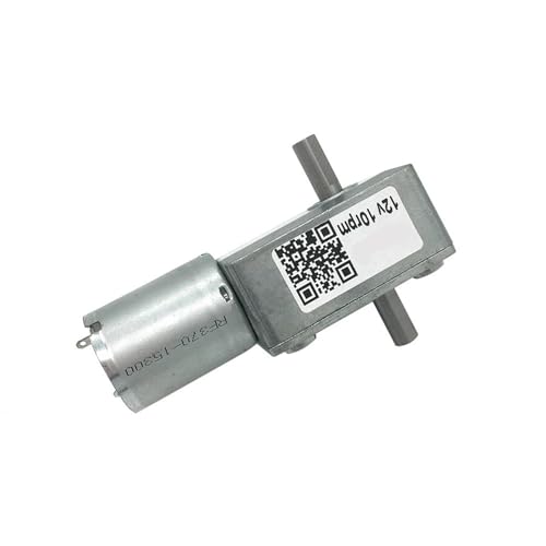Réducteur à vis sans fin JGY-370S réversible double arbre moteur DC 24V 40rpm