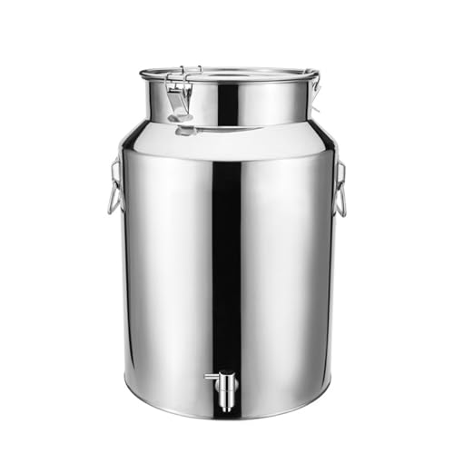 Pot à lait en inox de 22L parfait pour stocker le riz et les aliments