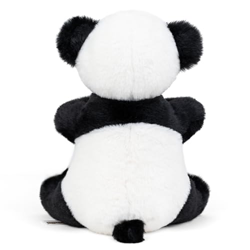 Image of Mirada Glitter Eye Panda Soft Toy - 22cm | Cute Black & White Plush Stuffed Animal for Kids, Boys & Girls | Super Soft Cuddly Panda Toy Room Decor Plushie
