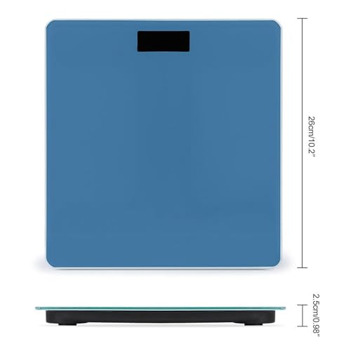 Báscula digital azul marino para peso corporal hasta 180 kg miniatura 2