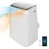 Cecotec Force Clima 14750 Climatizzatore portatile Cold&Warm Connected con telecomando, WiFi e pompa di calore, 14000 BTU, schermo LED, 5 modalità, 5 modalità, copertura 30 m2