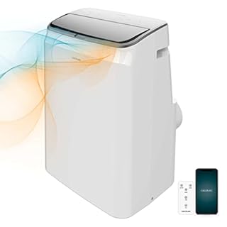 Cecotec Force Clima 14750 Climatizzatore portatile Cold&Warm Connected con telecomando, WiFi e pompa di calore, 14000 BTU, schermo LED, 5 modalità, 5 modalità, copertura 30 m2