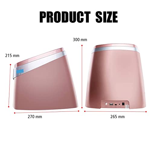 3D Intelligent Nail Printer Machine, Professional Digital Nail Art Printer, Support WiFi DIY USB, 7" Touch Screen, 1000+ Various Patterns,1200dpi High Resolution, DIY Unique Design Anytime