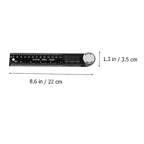 Règle angle numérique Uonlytech 3 pièces avec écran LCD et fonction verrouillage