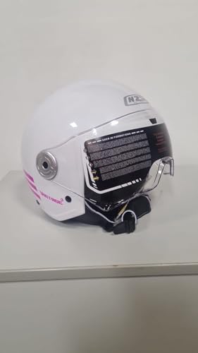 NZI Vintage 3 Casco, Hombre, triband Pearl White&Pink, S