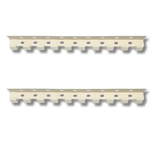 Image of Qlarity Covers PVC Curtain Mount Hanger for Curtain Strips | Size-40 (20X20) 2pcs Inch Wide Hanger | Durable Brackets Suitable for Cold Storage /Office /Balcony(Strips are Not Included in Package)