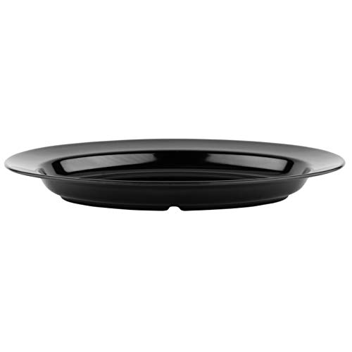 GET Enterprises ML-15-BK 18 x 13 Oval Platter Black