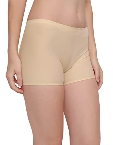 Image of LOURYN KOULYN Women's Ice Silk Seamless Boyshort Panty, (Pack of 3 Panty)