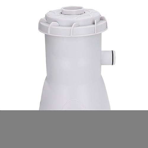 Marhynchus Pompa Filtro per Piscina, Pompa Filtro a Cartuccia per Piscina Impermeabile a Basso Rumore 800GAL con Guarnizione in Resina Epossidica per Circolazione e Filtrazione Sicure (Spina degli