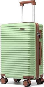 Ruausine Maleta de Cabina 55x40x20cm - La Maleta de Viaje 4 Ruedas multidireccionales, candado TSA y diseño Ultraligero. Cumple Medidas de Equipaje de Mano,para Maletas de Cabina