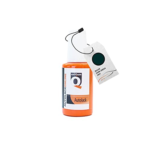 uniQum Autolack Lackstift fürs Auto Rover Dark Green HMY Autolack Reparatur 30 ml