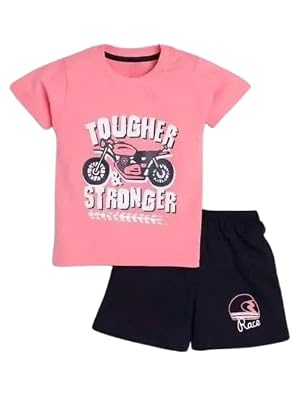 Kid Boys Tougher Printed Top & Bottom Set