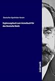  Ergänzungsbuch zum Arzneibuch für das Deutsche Reich