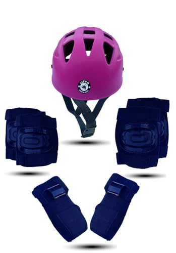 Image of Liffo Skating Guard Skating Kit Protective Skating Guard Kit for Skating, Cycling, Running for Kids,Boys,Girls,Men & Women (HSG) (Pink, S)