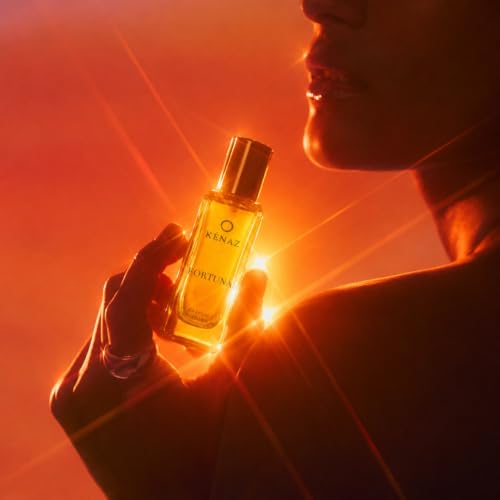 Image of KENAZ Fortuna Long Lasting Perfume For Men & Women 20ML | Dubai Crafted | Floral Fruity With Orange Blossom & Patchouli | Unisex Parfum | 20% Fragrance Oil
