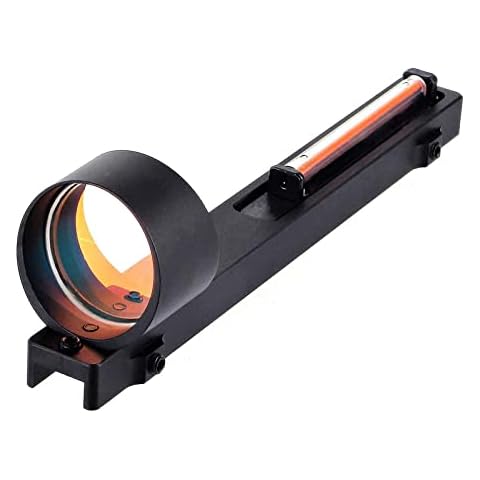 ToopMount 1X28 Red Dot Sight Lightweight Optics Scope Outdoor Sport Dot Sight, Tactical Sight Red Fiber Optic Dot Sight Fully Coated Dot Sight with Center Dot, for 5.5-10mm Rib Rail Cover