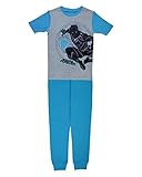 Marvel Boys' Black Panther 2-Piece Snug-Fit Cotton Pajama Set, BLACK PANTHER, 6