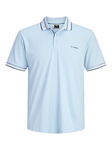 Polo Jack & Jones Jcofusion pour homme coupe ajustée en coton léger style branding