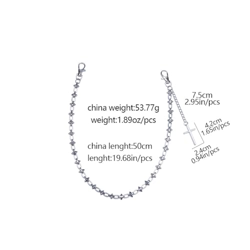 Image of PINKPIN Pants Chain Accessory for Wallets Waist Chains Punk Hip-Hop Streetwear for Men Women
