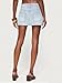Danysu Mini Jean Skirt with Shorts Underneath Jean Skorts for Woman Trendy Y2K Denim Skort Light Blue S
