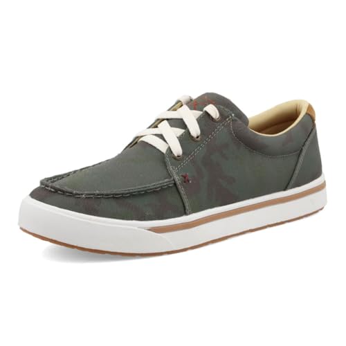 Image of Twisted X Men's Kicks, Moc Toe, Green Camo, 11 M