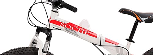 Image of SOCHE Amigo FT, Mountain Cycle with 21 Speed Shimano Gear, 26 * 4.0 inch high Carbon Steel Foldable Frame, (Ideal for Unisex Adults)