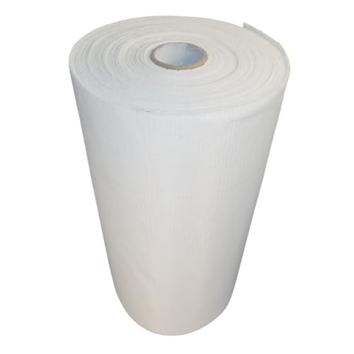 SA Baustoffe® Spezialvlies für Dachabdichtung, Zusätzlich verstärktes, 0,35 x 50m, 120 g/m2, Dachvlies, Vlies für Flüssigkunststoff, Stabilisierungsvlies, Polyestervlies