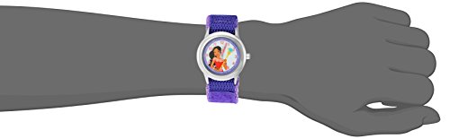 Disney Jr. Kids' Stainless Steel Time Teacher Analog Quartz Nylon Strap Watch2