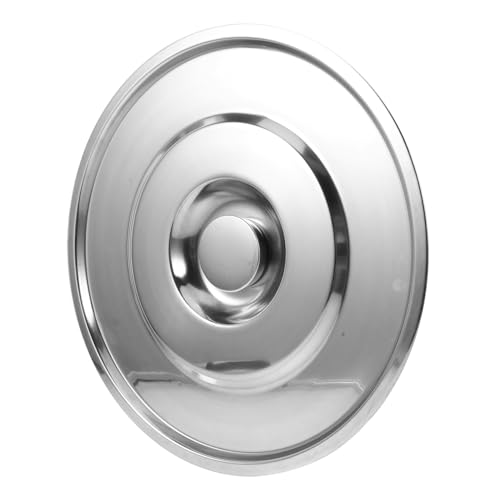 SOLUSTRE Thickened Soup Pot Lid Stainless Steel Lid Replacement Easy to Clean Pot Cover