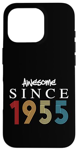 Awesome Since 1955 Birthday 1955 Vintage 1955 Year �X�}�z�P�[�X iPhone 16 Pro �p
