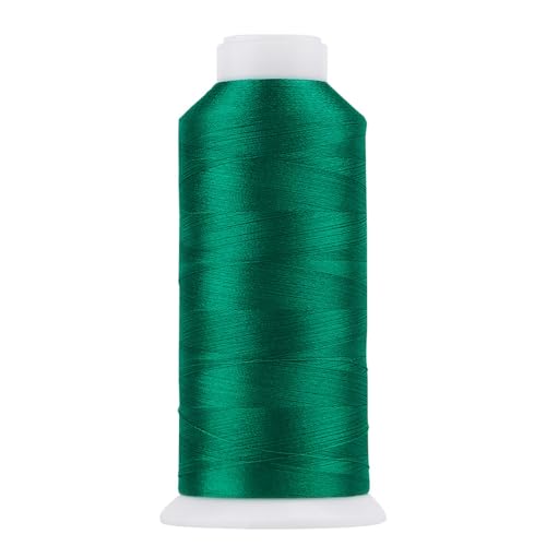 Image of High Tenacity Polyester Embroidery Machine Thread 40WT(120D /2) 4000M Per Spool for Commercial and Domestic Embroidery Machine (Dark Amazon-1979)