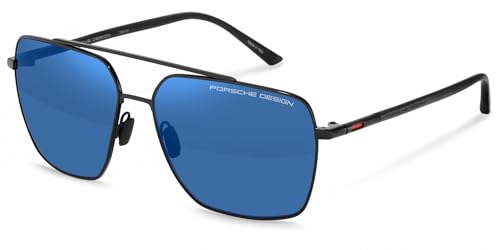 Lunettes de soleil Porsche Design pour éviter l'éblouissement en métal noir