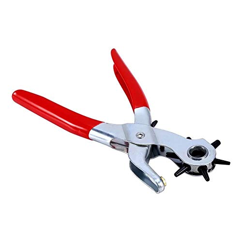 Alicate Perfurador De Couro 9 Pol Cabeça Giratória C/6 Bicos