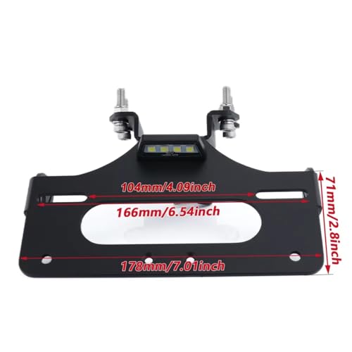 Support plaque immatriculation moto Yamaha YZF R7 kit élimination