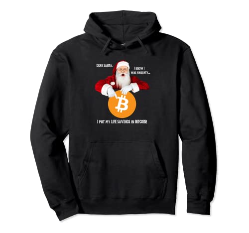 Questo divertente Natale Bitcoin Caro Babbo Natale, so che ero cattivo... Ho messo i miei risparmi di vita in BITCOIN! Farà sorridere qualsiasi fan delle criptovalute!