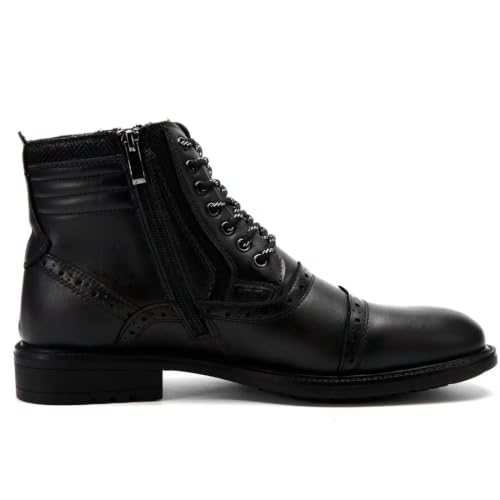 Image of Arkbird Mens Chelsea Boots, Stylish and Comfort Leather Chukka Ankle Boots with Zipper
