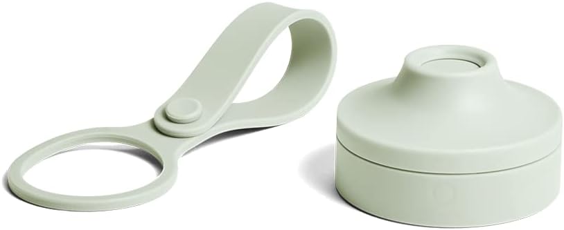 STOJOCollapsible Bottle Sports Cap - Reusable & Leakproof Silicone Lid with Better Flow Design for Sports - Screw-Top Lid - Fits the 20oz / 592ml Compressible Bottle - Dishwasher Safe - Sage