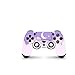 PS4 Controller Skin de 46 North Design, 3M Technology, Creciente Lila Rosa Lavanda Púrpura Luna Nube Cielo Luna Linda, Apto Para PS4 Regular, Pro, Slim Controladores, Fabricado en Canadá