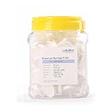 COBETTER 100 Pack PP Syringe Filter Lab Filters 0.45μm Pore Size 25mm Diameter Hydrophobic Filtration Non-sterile White