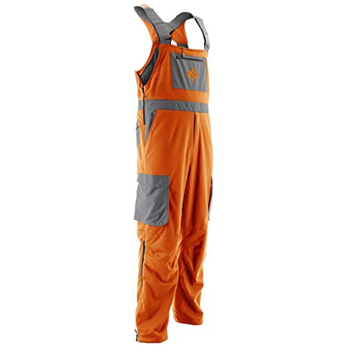 Nomad Men's Harvester Bib Blaze Orange S & Bandana Bundle