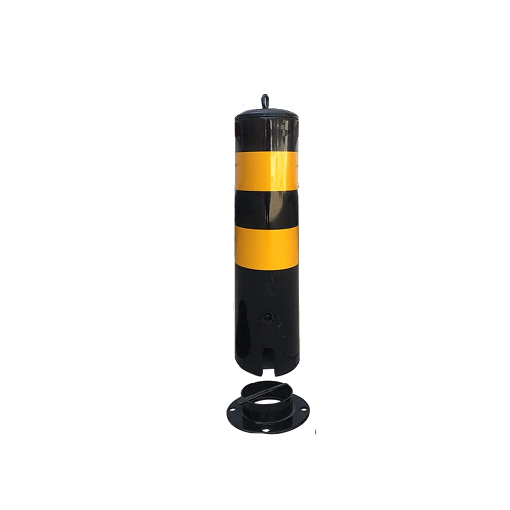 Barrier Post Portable Security Posts for Driveways Parking Bollards Removable Parking Barriers for Public Roads Maintenance Zones Parking Security Barrier Post (55cm) (55cm)