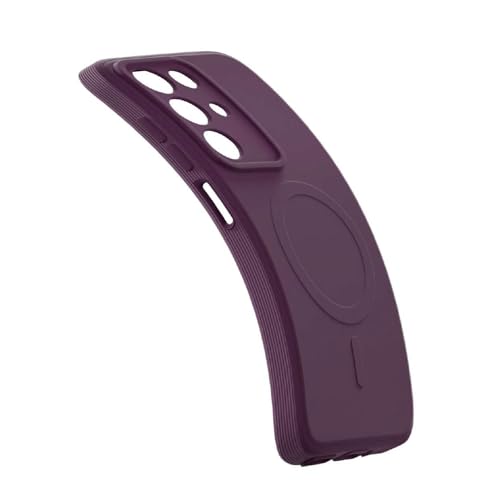 Image of Back Cover MagFit Ring Design (Non-Magnetic) | Shockproof Protection | Anti-Slip Grip | Raised Camera Edges | Slim Protective Case for Realme 15x 5G / C85 5G / Narzo 90x 5G (Purple)