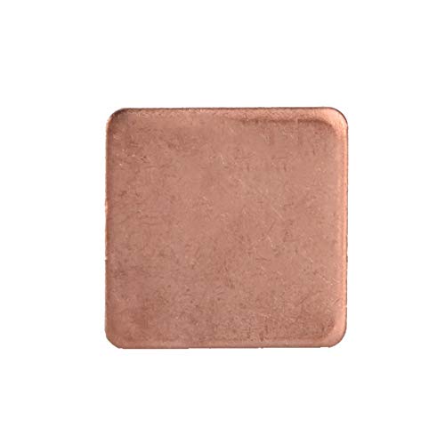 Bewinner 10PCS Copper Heatsink Shim for Laptop 20 * 20mm Copper Sheet Shim Piece Heat Sink Thermal Pad For GPU CPU Laptop(0.3MM)