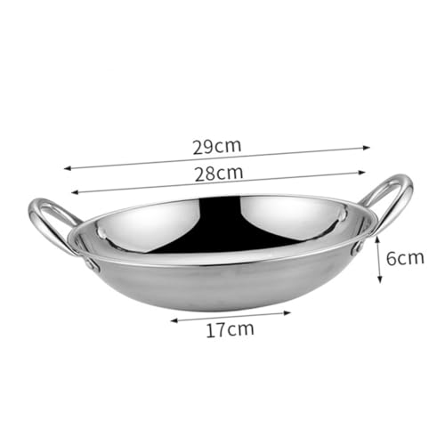 Wok de Acero Inoxidable VICASKY con Asas Antideslizantes miniatura 2