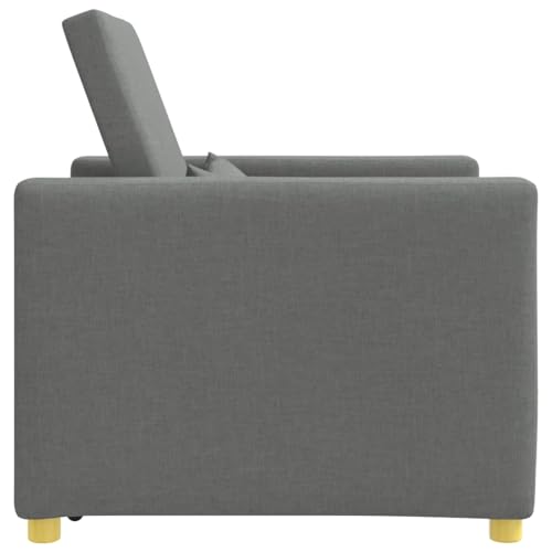Sofá cama extensible con cojines y función reclinable de tela 7