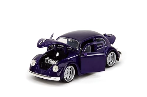 Jada Toys - 1:24 Wednesday 1972 VW Beetle with Wednesday & Thing Figures - Collectible Toy for Adults & Kids - Image 4
