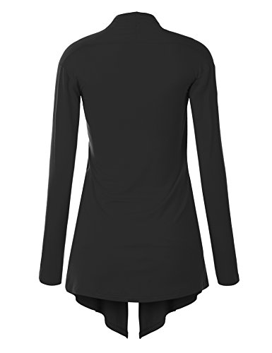 Image of Made By Johnny Women's Open Front Cardigan Lightweight Soft Drape Long Sleeve Cardigan for Work Travel Casual