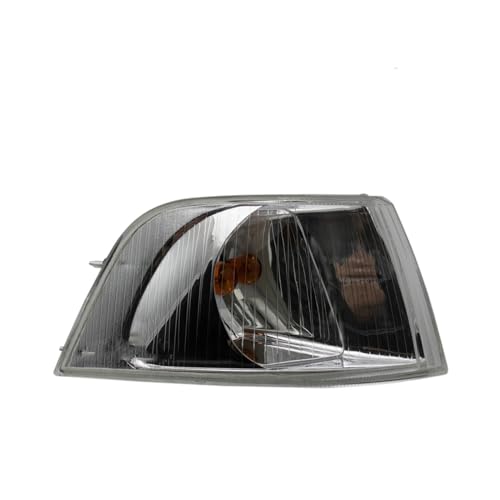 XIOUMAAN Signal Right Side Chrome Bezel Housing Marker Parking Turn Signal Corner Lamp for Volvo for S40 T4 01-03 & 2.0T/Base 01-04 VO2521109 373-1510R-AS1