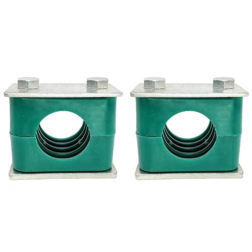 Hydraulic Pipe Clamp 2PCS Plastic Pipe Clamps Standard Metric Tube Hose Clips for 40mm Outer Diameter Pipe